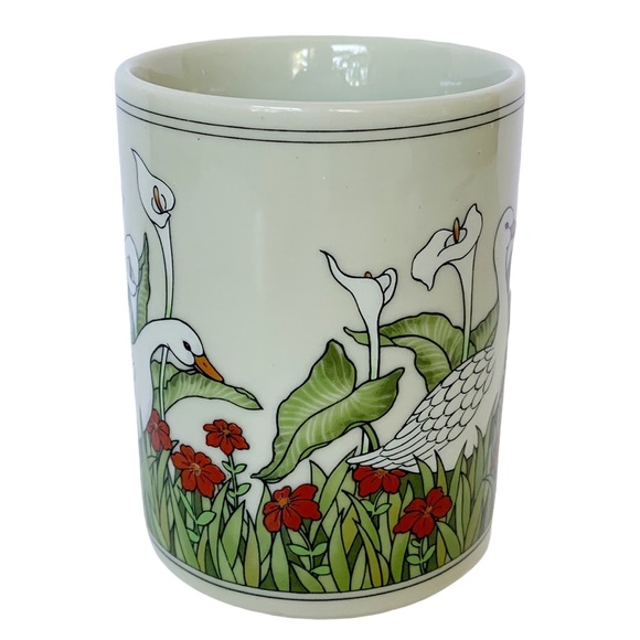 VTG Otagiri geese in the lilies mug 3.5” - Picture 5 of 9